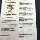 Patino's Mexican Food menu