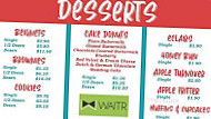 Rob's Donut Shop menu
