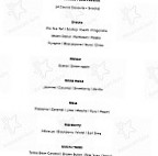 KOI Dessert Bar menu
