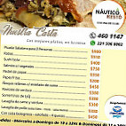 Nautico Resto menu