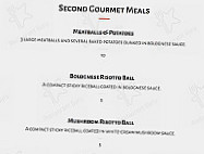 De Pascale menu