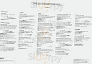 Bathampton Mill menu