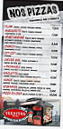 Veenstra Pizza menu