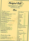 The Rainford Deli menu