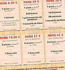 Loyo-pizz menu