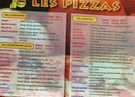 ALLO Pizza menu