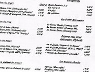 La P'tite Pause des Halles menu
