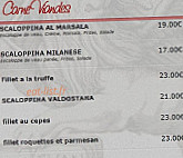 Nicolo e Maria menu