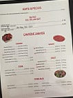 Kims Kitchen menu