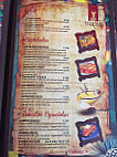 Tequilas menu