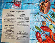 Woody's Crab House menu