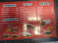 Le Tacos King menu