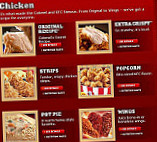 Kfc menu