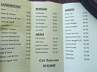 Cafe Anderson menu