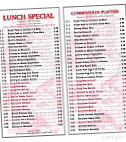 Chinese Boys menu