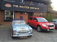 The Master Brewer outside