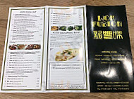 Wok Fusion menu
