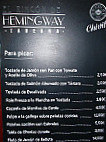 Iruña Cafe menu