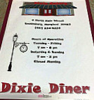 Dixie Eatery menu