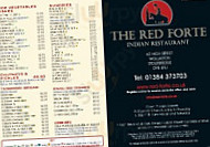 Red Forte menu
