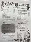 Kellys Diner menu