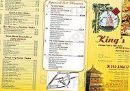 Kings Fish menu