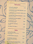 Cafe Pizzeria Luna menu