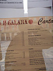 La Galana menu