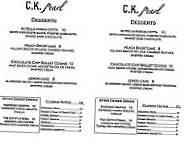 Ck Pearl menu