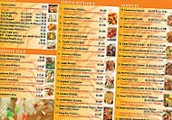 Tigers Asian Wok menu