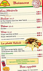 Plutot Pizza menu