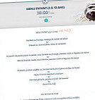 Bateau Restaurant Hermès menu