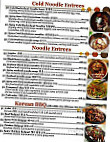 Cana Korean menu