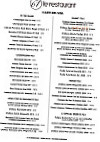 61 Le Restaurant menu