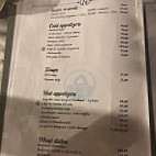 Antonijo menu