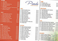 Panda Chinese Takeaway menu