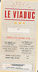 Le Viaduc Café menu