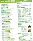 So Green menu