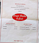 Burger Basket Grill menu