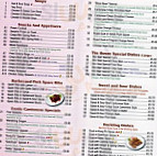 Win Wah House menu