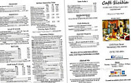 Cafe Sicilia menu