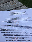 The Hampshire Hog menu