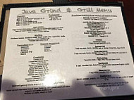 Java Grind And Grill menu