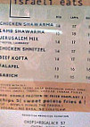 Pita Mix menu