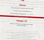 La Grange D'aubry menu