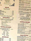 Central Café menu