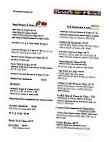 Bunker Hill Chill & Grill menu