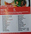 Thai Elephant menu