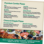 A Papano's Pizza menu