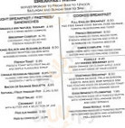 Cote Brasserie Marylebone menu